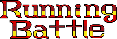Running Battle logo for Sega Master System